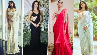 Ananya Panday's Saree Looks That You Can Seek Inspiration From (View Pics)